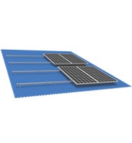 L型脚彩钢瓦屋顶